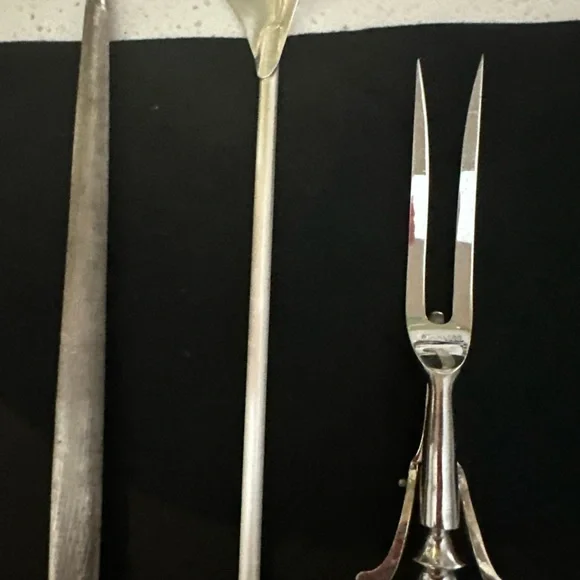 Antler Handle Carving Set and Corkscrew - Picture 4 of 8